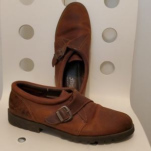 Beautiful brown leather shoes
